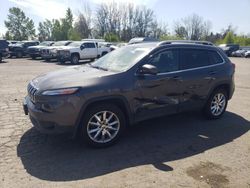 Jeep Cherokee salvage cars for sale: 2015 Jeep Cherokee Latitude