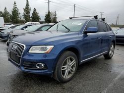 Salvage cars for sale from Copart Rancho Cucamonga, CA: 2017 Audi Q5 Premium Plus