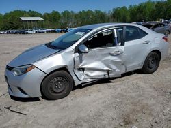 Salvage cars for sale from Copart Charles City, VA: 2015 Toyota Corolla L