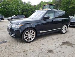 Land Rover Vehiculos salvage en venta: 2017 Land Rover Range Rover HSE