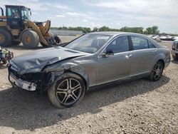 Salvage cars for sale from Copart Kansas City, KS: 2013 Mercedes-Benz S 550 4matic