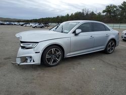 Salvage cars for sale from Copart Brookhaven, NY: 2017 Audi A4 Premium Plus