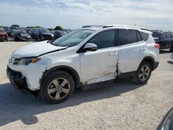 Salvage cars for sale from Copart San Antonio, TX: 2015 Toyota Rav4 XLE