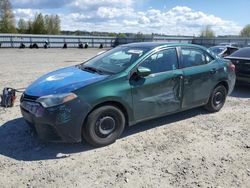 Salvage cars for sale from Copart Arlington, WA: 2014 Toyota Corolla ECO