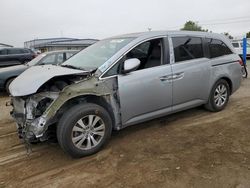 Honda salvage cars for sale: 2017 Honda Odyssey EXL