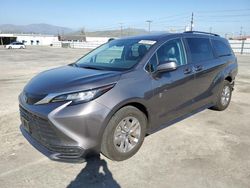 Salvage cars for sale from Copart Sun Valley, CA: 2022 Toyota Sienna LE