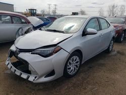 2018 Toyota Corolla L en venta en Elgin, IL