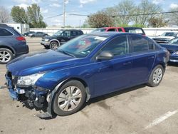 Salvage cars for sale from Copart Moraine, OH: 2013 Chevrolet Cruze LS