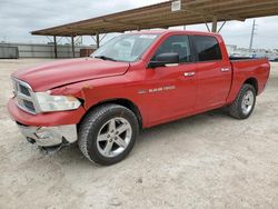 Salvage cars for sale from Copart Temple, TX: 2012 Dodge RAM 1500 SLT