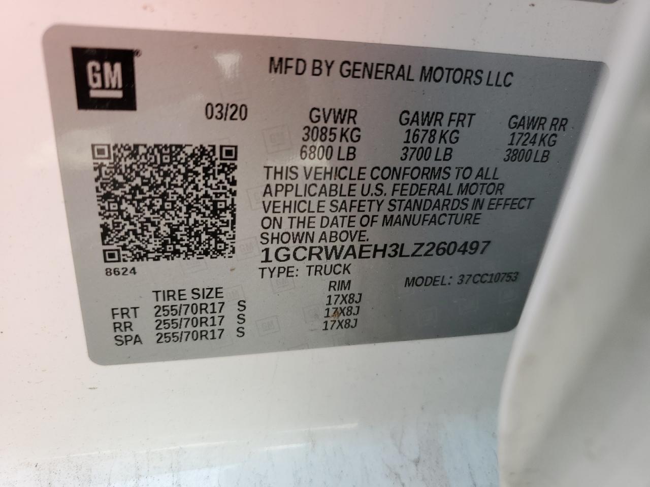 2020 Chevrolet Silverado C1500