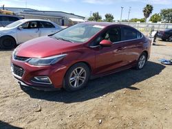 Chevrolet salvage cars for sale: 2016 Chevrolet Cruze LT