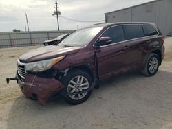 Toyota Highlander salvage cars for sale: 2016 Toyota Highlander LE