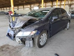 Honda Civic vp salvage cars for sale: 2009 Honda Civic VP