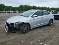 Hyundai salvage cars for sale: 2018 Hyundai Elantra SEL