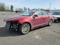 Lincoln MKZ salvage cars for sale: 2016 Lincoln MKZ