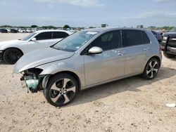 Salvage cars for sale from Copart San Antonio, TX: 2018 Volkswagen Golf S