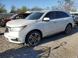 Salvage cars for sale from Copart Wichita, KS: 2017 Acura MDX Advance
