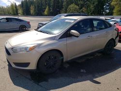 Salvage cars for sale from Copart Arlington, WA: 2017 Ford Focus SE
