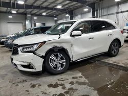 Acura salvage cars for sale: 2017 Acura MDX