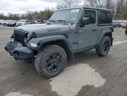 Salvage cars for sale from Copart Ellwood City, PA: 2021 Jeep Wrangler Sport