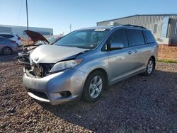 Salvage cars for sale from Copart Phoenix, AZ: 2015 Toyota Sienna LE