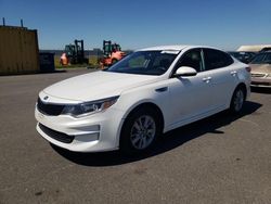 KIA Optima salvage cars for sale: 2016 KIA Optima LX