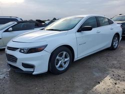 Chevrolet salvage cars for sale: 2016 Chevrolet Malibu LS