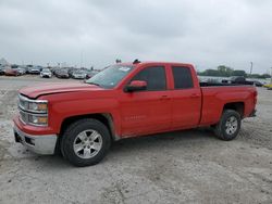 Chevrolet Silverado k1500 lt salvage cars for sale: 2015 Chevrolet Silverado K1500 LT