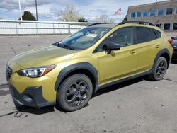 Subaru Crosstrek Vehiculos salvage en venta: 2021 Subaru Crosstrek Sport