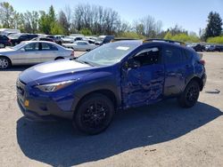 Subaru Crosstrek salvage cars for sale: 2024 Subaru Crosstrek Wilderness