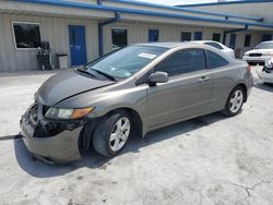Salvage cars for sale from Copart Fort Pierce, FL: 2007 Honda Civic EX