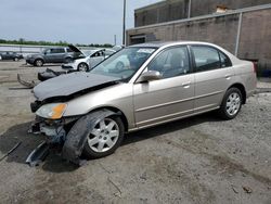 Honda salvage cars for sale: 2002 Honda Civic EX