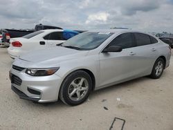 Chevrolet salvage cars for sale: 2017 Chevrolet Malibu LS