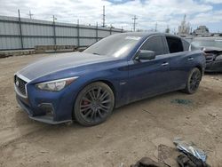 Infiniti salvage cars for sale: 2018 Infiniti Q50 RED Sport 400