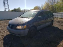 Toyota salvage cars for sale: 2002 Toyota Sienna CE