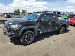 Toyota salvage cars for sale: 2018 Toyota Tacoma Double Cab