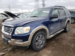 Ford Explorer salvage cars for sale: 2008 Ford Explorer Eddie Bauer