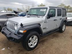 Jeep Wrangler Unlimited Sport salvage cars for sale: 2022 Jeep Wrangler Unlimited Sport