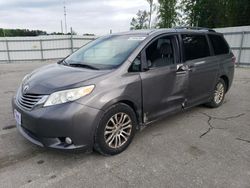 Salvage cars for sale from Copart Dunn, NC: 2015 Toyota Sienna XLE