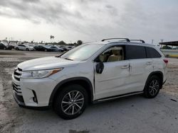 Toyota salvage cars for sale: 2017 Toyota Highlander SE