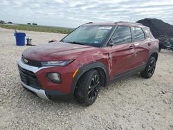 Salvage cars for sale from Copart Temple, TX: 2022 Chevrolet Trailblazer LT