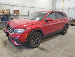 Volkswagen salvage cars for sale: 2022 Volkswagen Tiguan SE