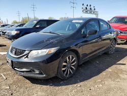 Honda Civic salvage cars for sale: 2015 Honda Civic EXL