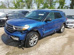 Ford Explorer xlt salvage cars for sale: 2021 Ford Explorer XLT