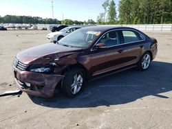 Volkswagen Passat salvage cars for sale: 2013 Volkswagen Passat SEL