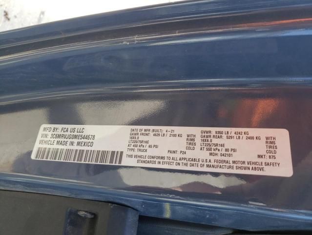 2021 Dodge RAM Promaster 3500 3500 High