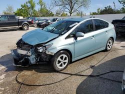 Toyota salvage cars for sale: 2015 Toyota Prius