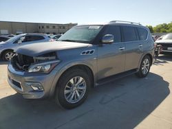 2015 Infiniti QX80 en venta en Wilmer, TX