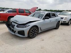 Salvage cars for sale from Copart San Antonio, TX: 2024 BMW 430XI Gran Coupe
