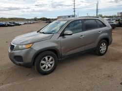 Salvage cars for sale from Copart Colorado Springs, CO: 2011 KIA Sorento Base